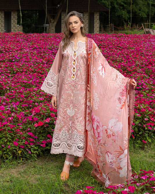 Peach Blossom | Mushq | Hemline The Secret Garden Lawn Unstitched Collection 2026