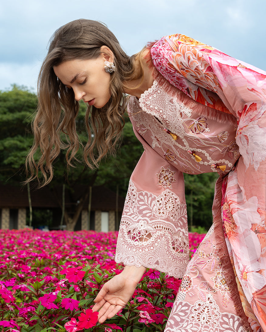 Peach Blossom | Mushq | Hemline The Secret Garden Lawn Unstitched Collection 2026