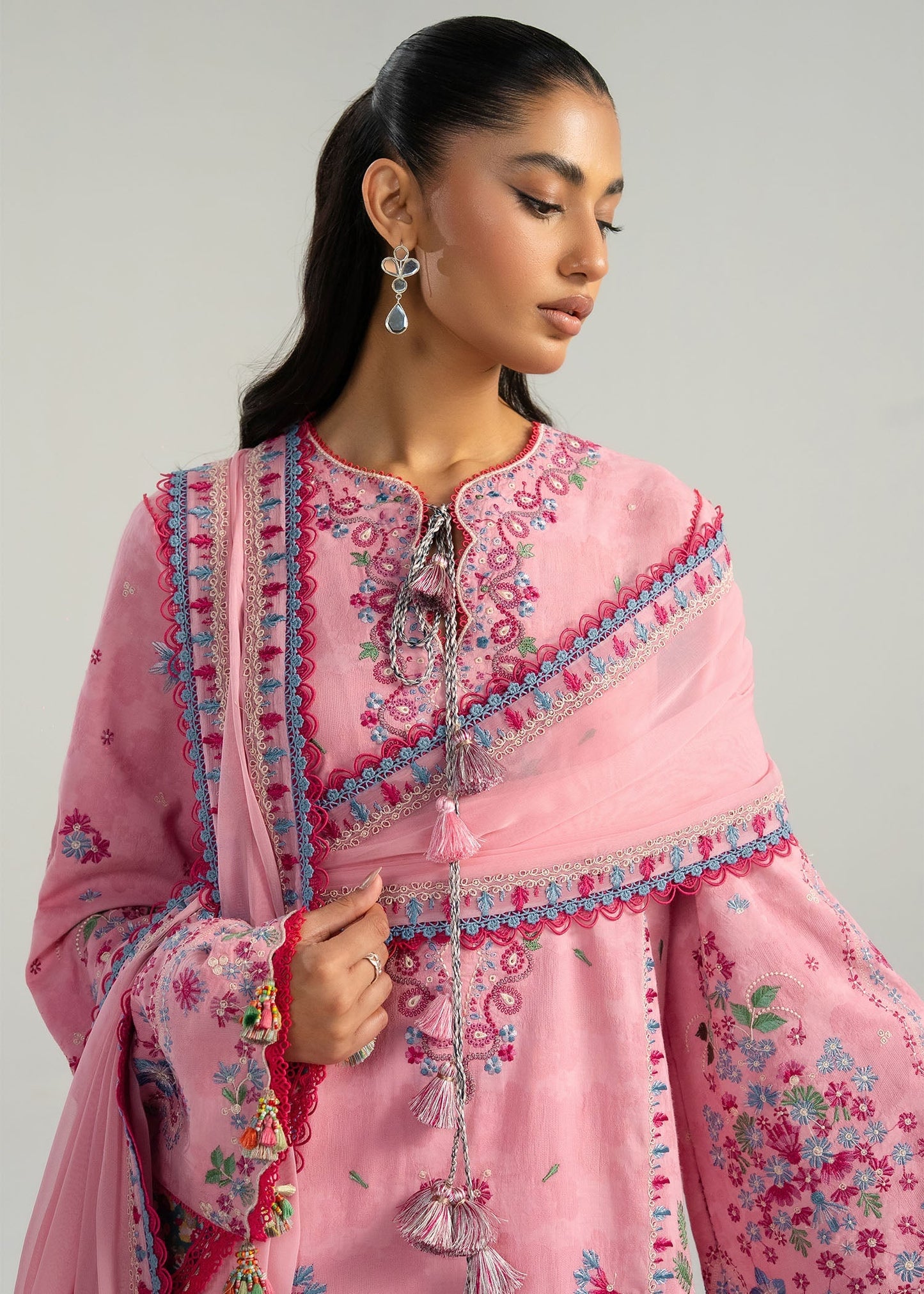 Pembe | Hussain Rehar |  Zan Spring Summer Lawn Collection 2026