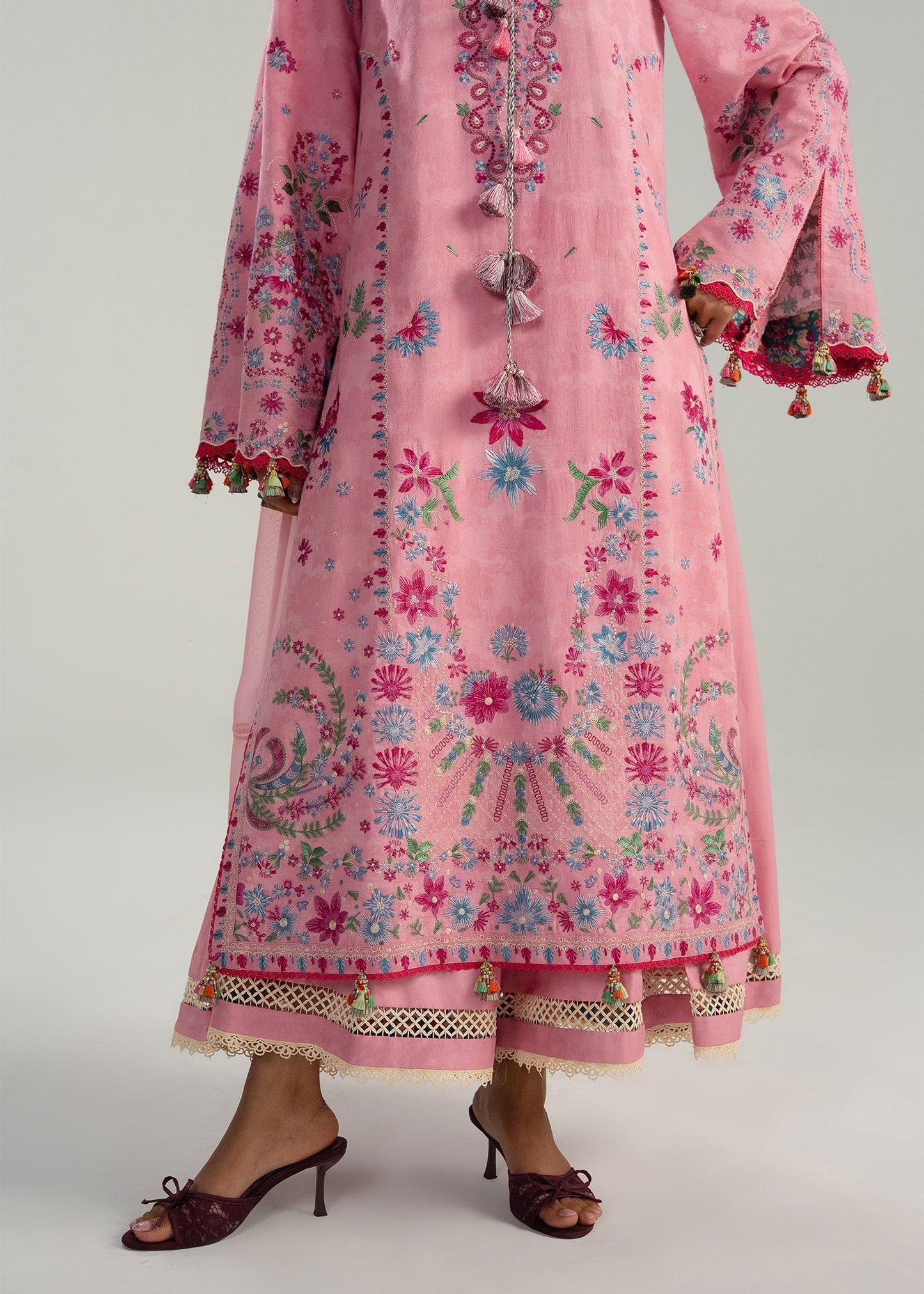 Pembe | Hussain Rehar |  Zan Spring Summer Lawn Collection 2026