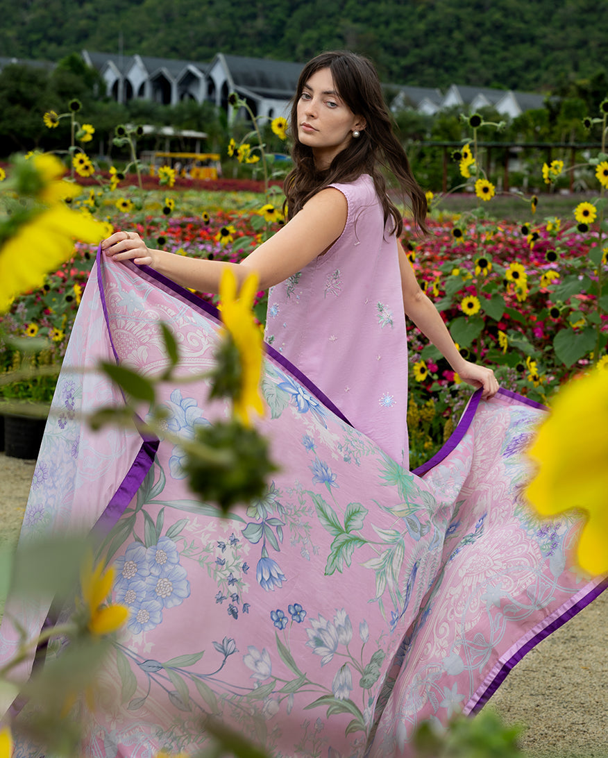 Peony Glow | Mushq | Hemline The Secret Garden Lawn Unstitched Collection 2026