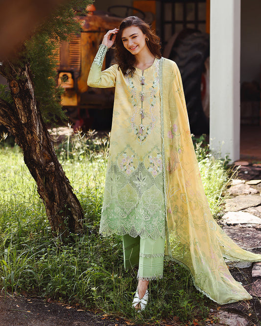 Quiet Bloom | Mushq | Solace Ombre Chikankari Collection 2026