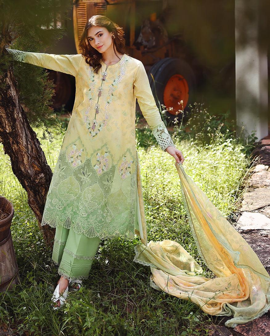 Quiet Bloom | Mushq | Solace Ombre Chikankari Collection 2026