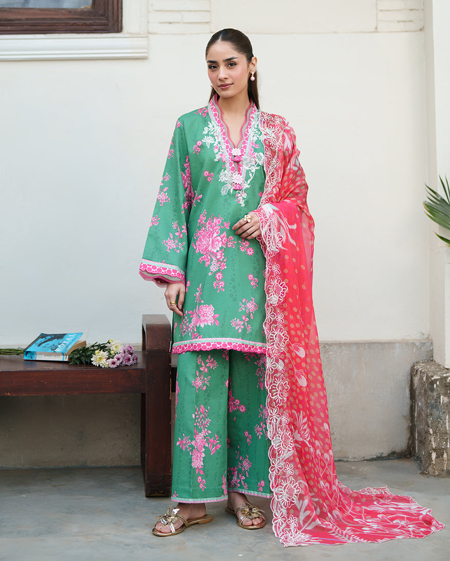Rose Mist | Roheenaz | Whispered Florals Lawn Unstitched Collection 2026