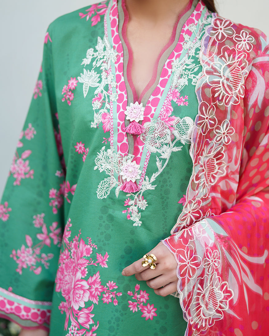 Rose Mist | Roheenaz | Whispered Florals Lawn Unstitched Collection 2026