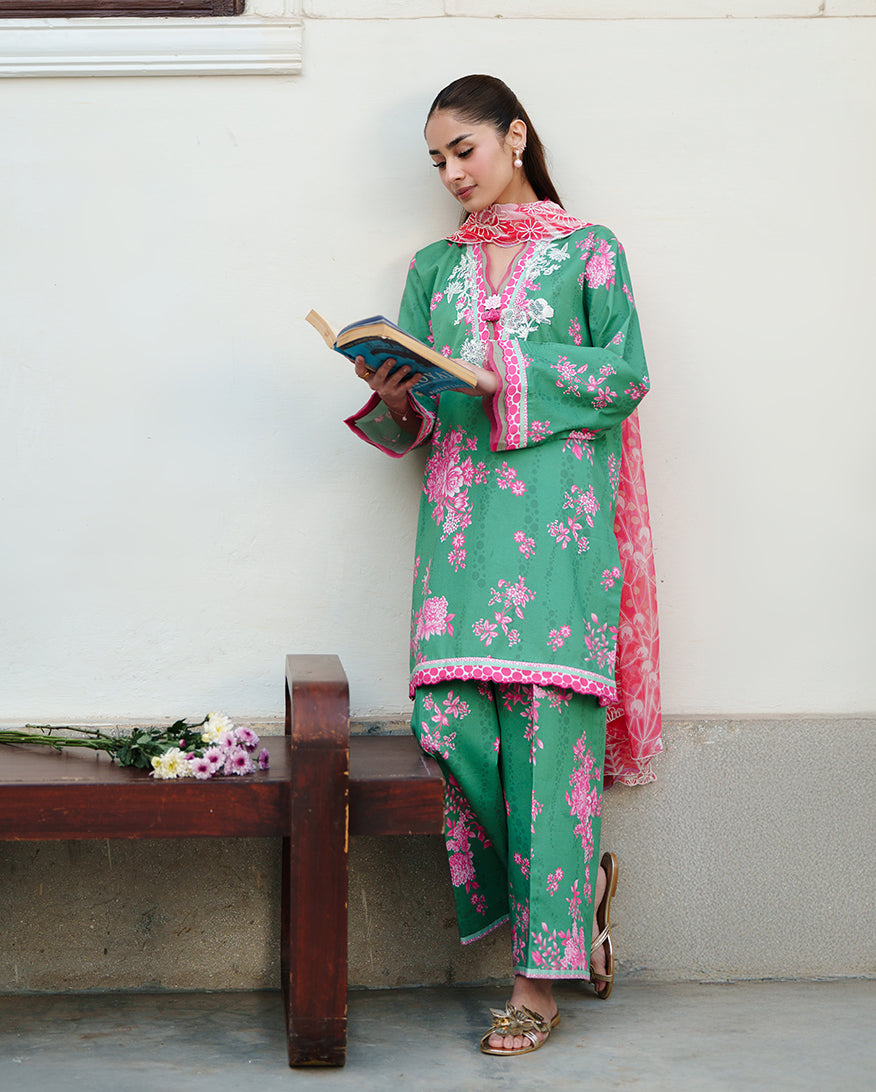 Rose Mist | Roheenaz | Whispered Florals Lawn Unstitched Collection 2026