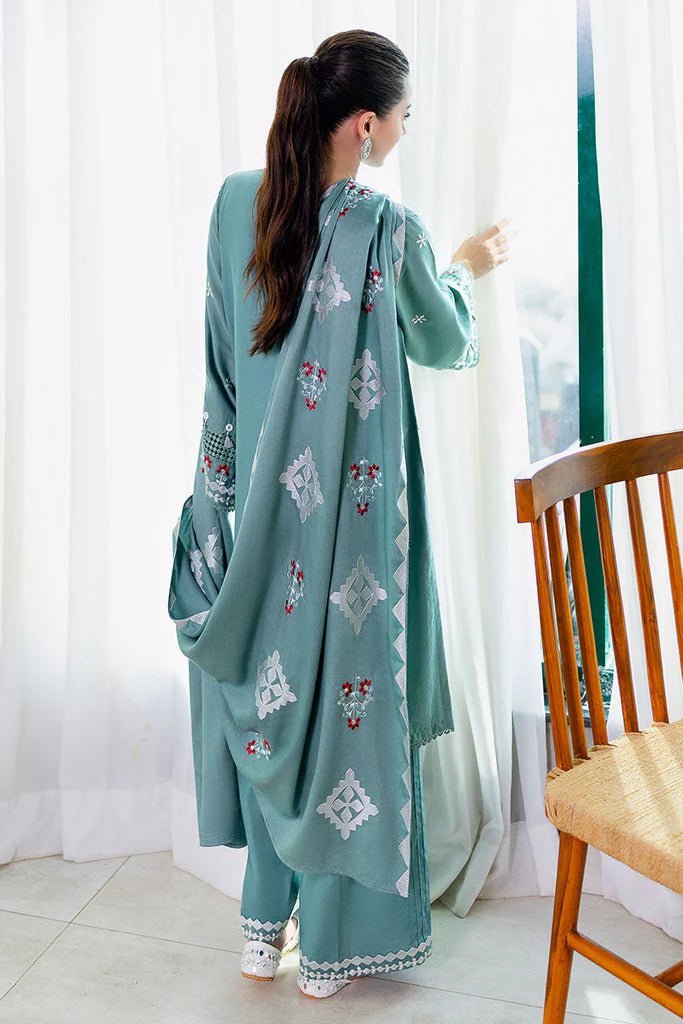 Cross Stitch Cotton Satin | Design Sage Loom | Unstitched Collection 2025