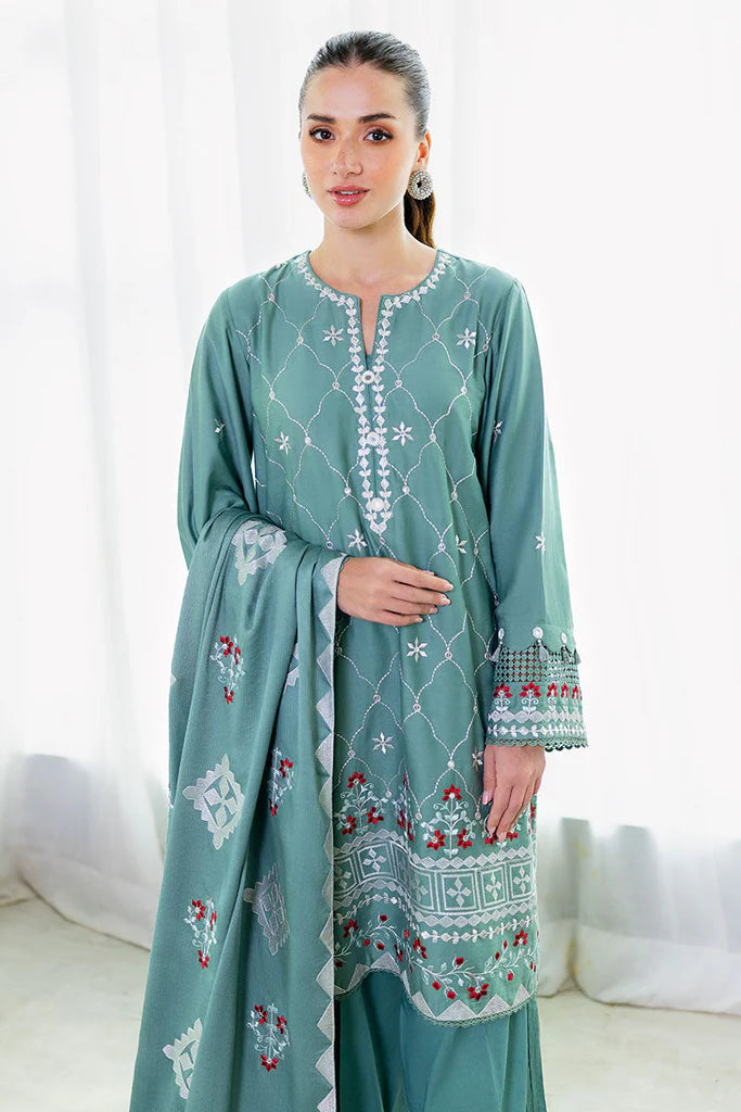 Cross Stitch Cotton Satin | Design Sage Loom | Unstitched Collection 2025