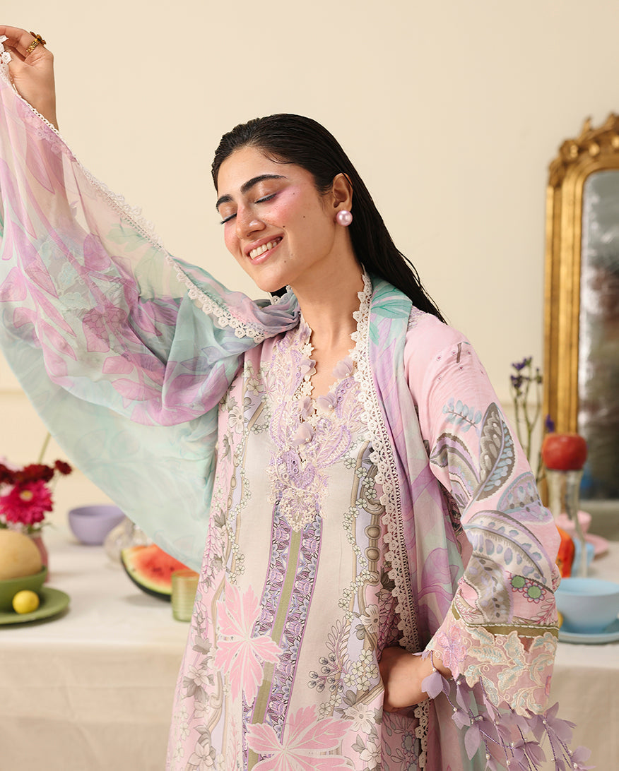 Serena Bloom | Mushq | Soleil Prints Lawn collection 2026