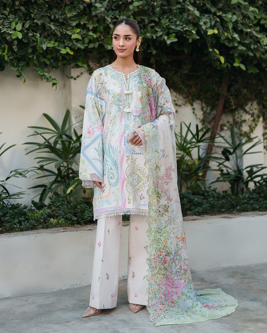 Soft Bloom | Roheenaz | Whispered Florals Lawn Unstitched Collection 2026 