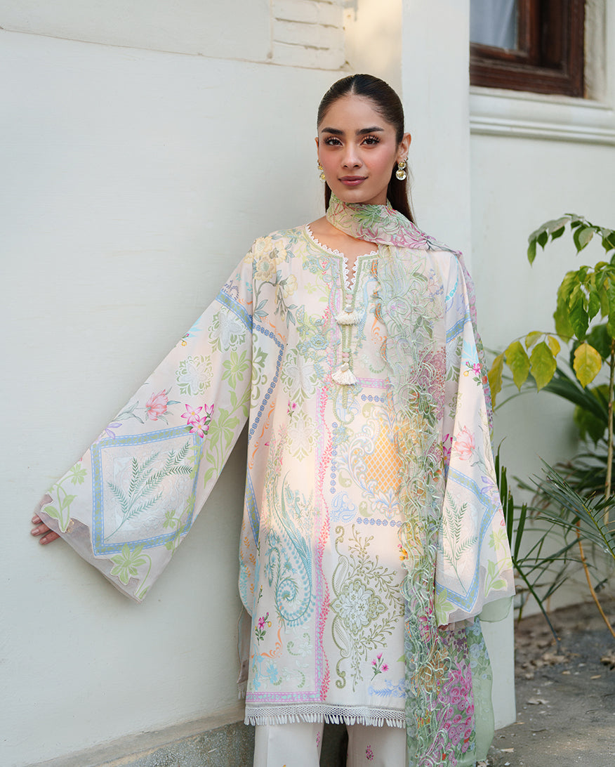 Soft Bloom | Roheenaz | Whispered Florals Lawn Unstitched Collection 2026 