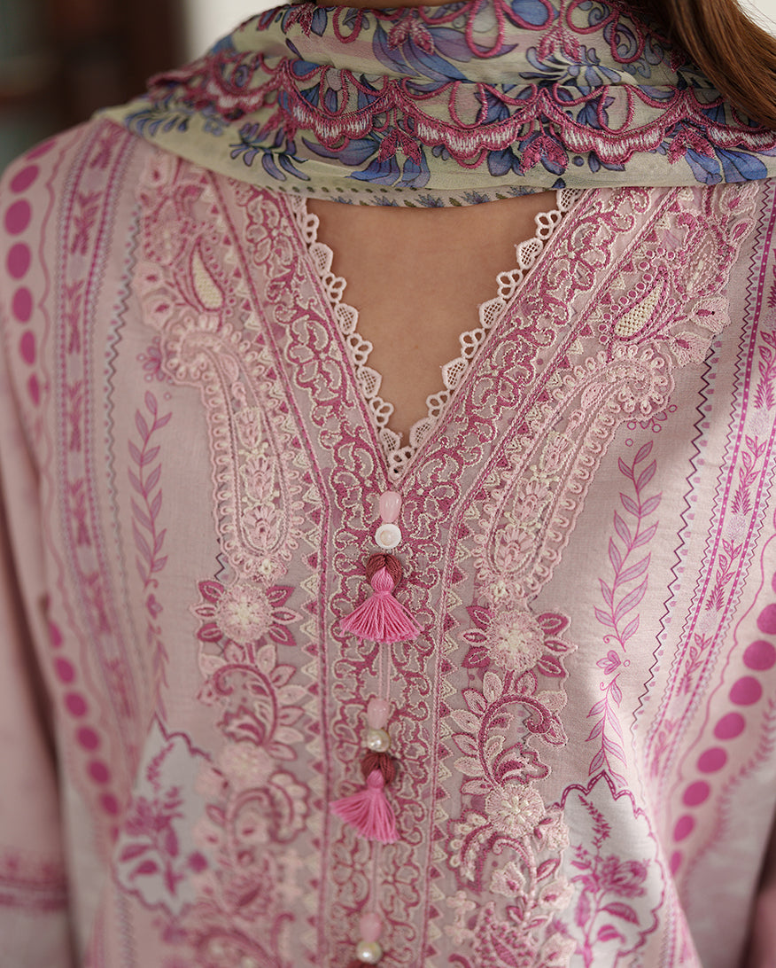 Sorbet Bloom | Roheenaz | Whispered Florals Lawn Unstitched Collection 2026