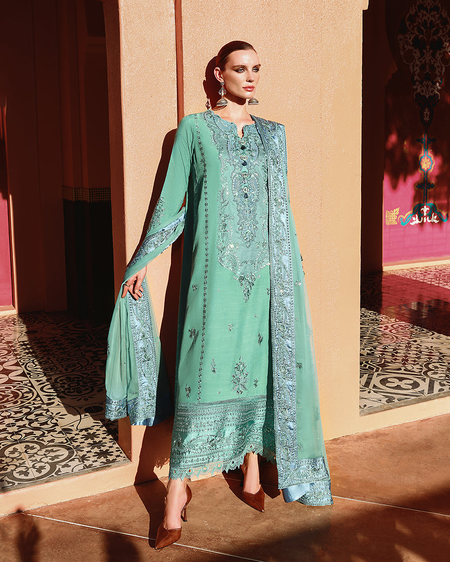 Sybil | Mushq | Nuvera Raw Silk Elevated Unstitched Collection 2026