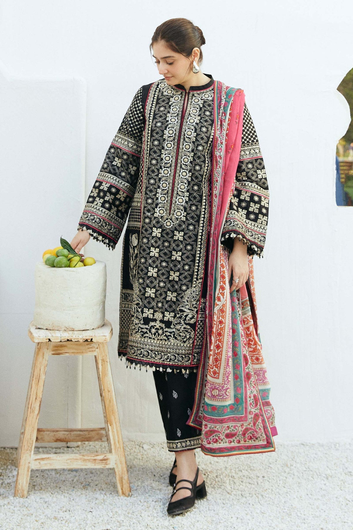 TAJ-D6 | Zara Shahjahan | Coco Lawn Eid Edit 2024