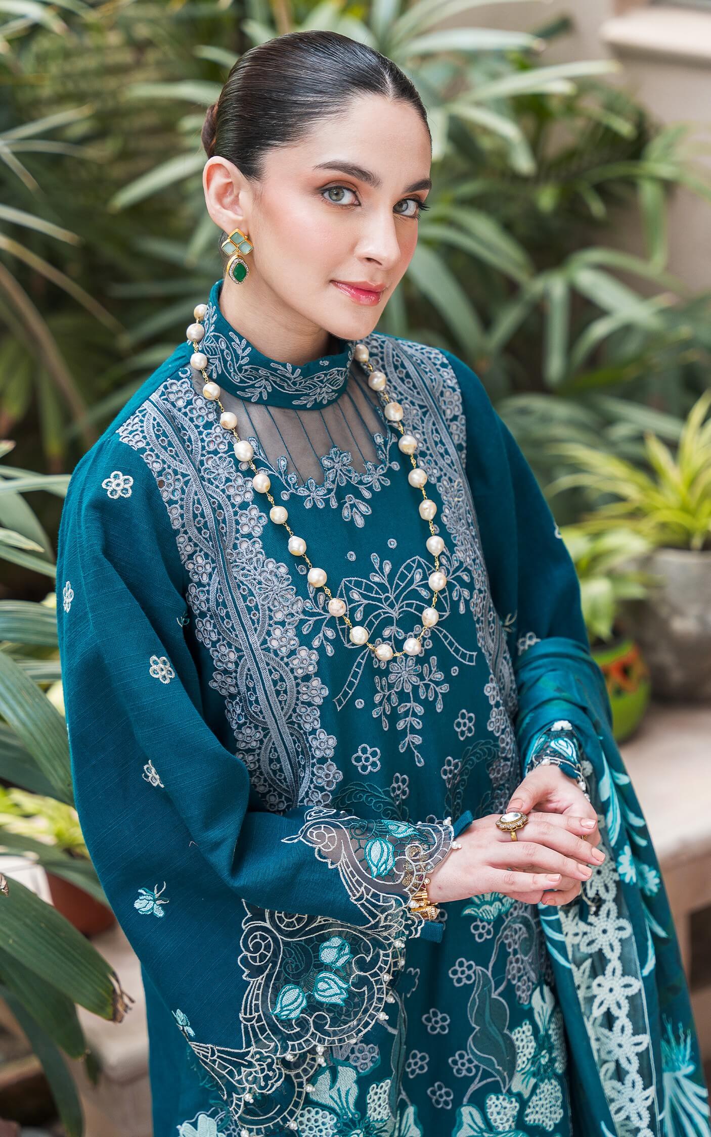 TEAL WL-07 | Asifa & Nabeel | Winter Collection 2024