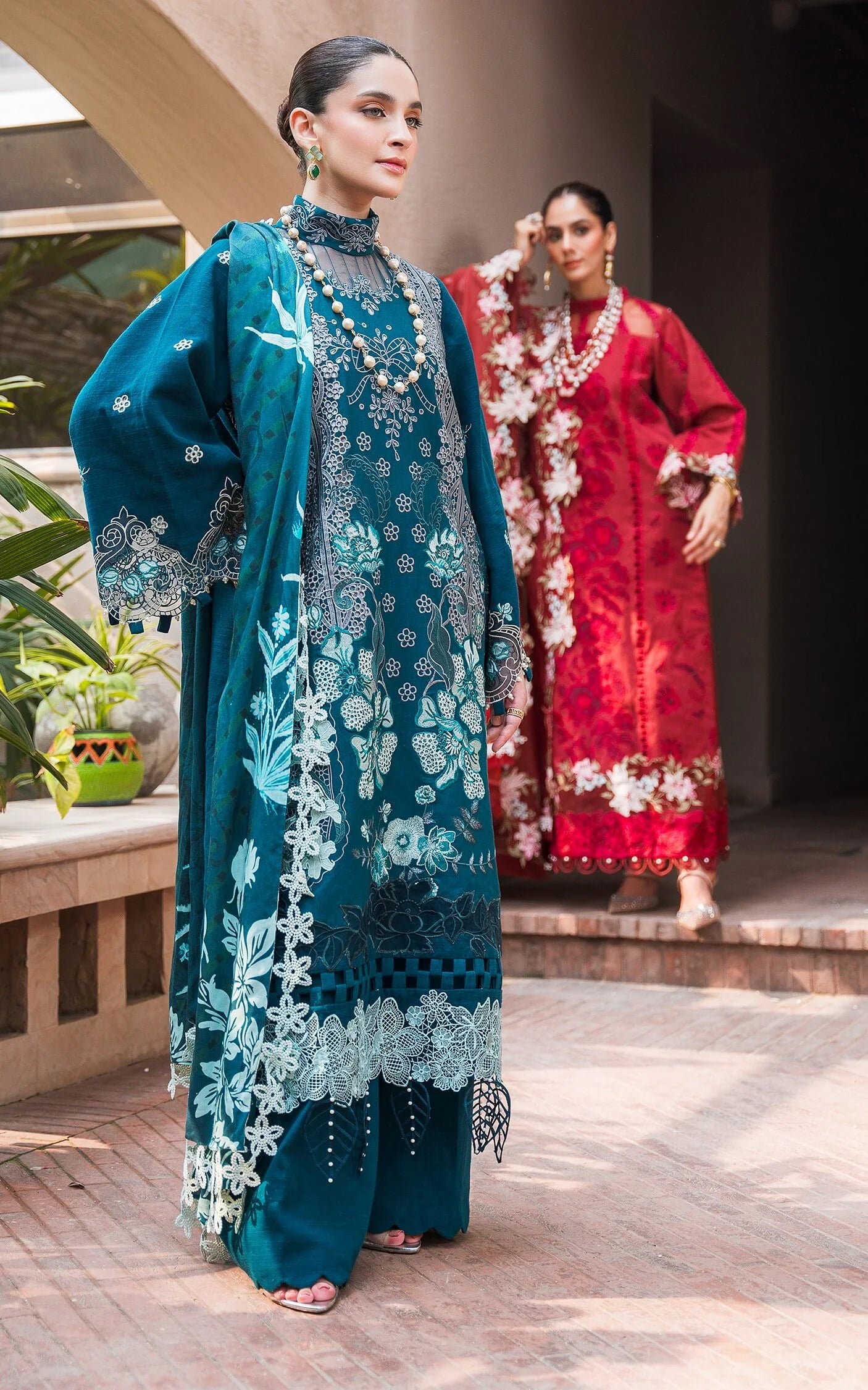 TEAL WL-07 | Asifa & Nabeel | Winter Collection 2024