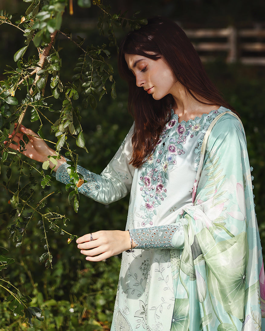 Tranquil Muse | Mushq | Solace Ombre Chikankari Collection 2026