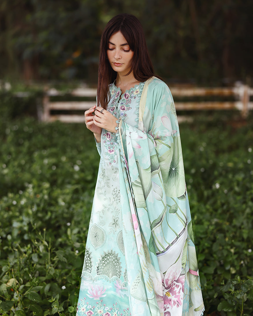 Tranquil Muse | Mushq | Solace Ombre Chikankari Collection 2026