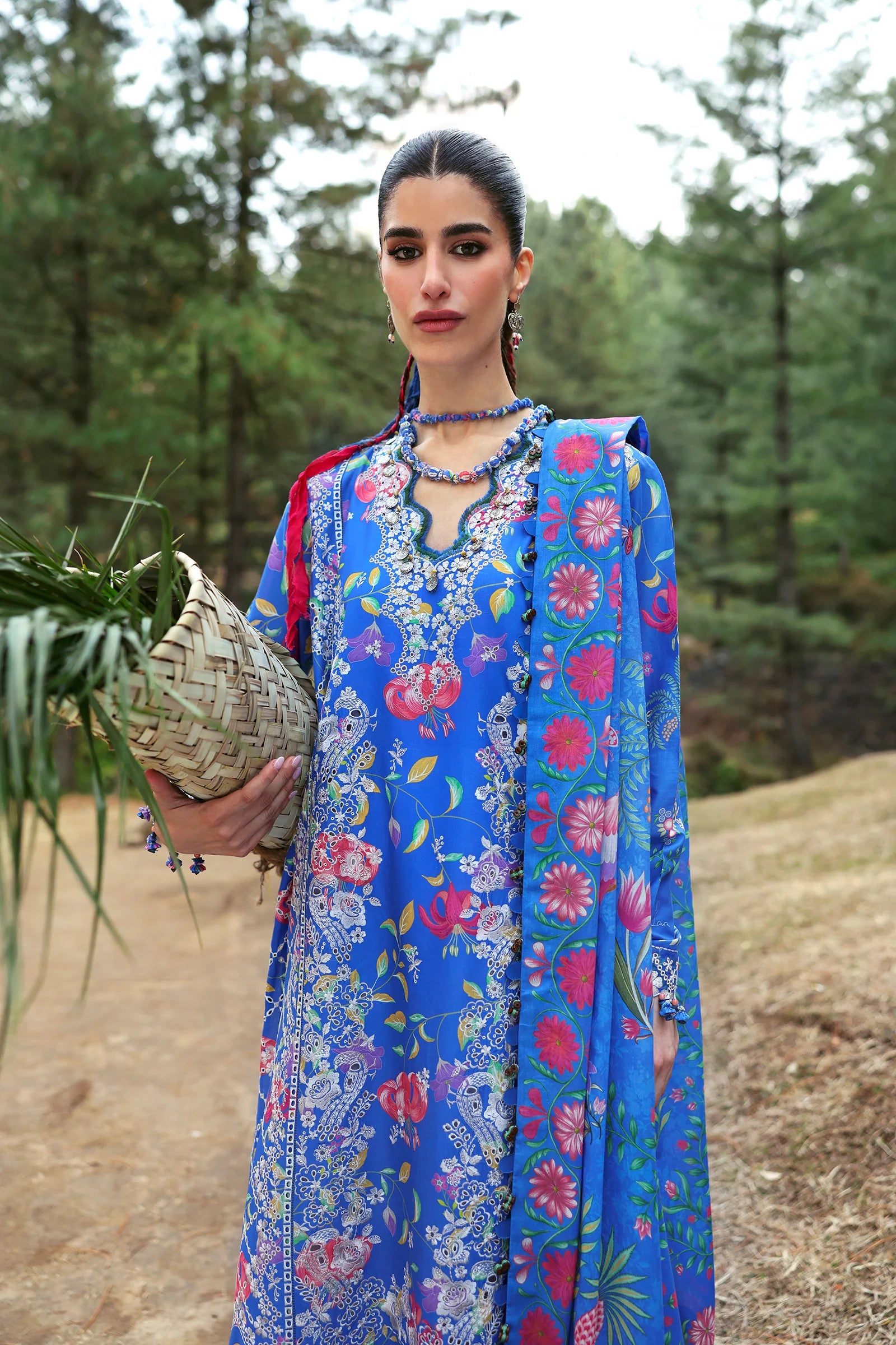 ZAYANA (ZL25-01 B) | Zaha | Neelum Lawn Collection 2025