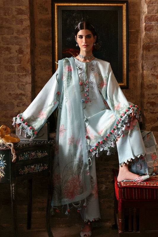KHUSBU (ZF-25-09) | Zaha | Festive Unstitched Lawn 2025