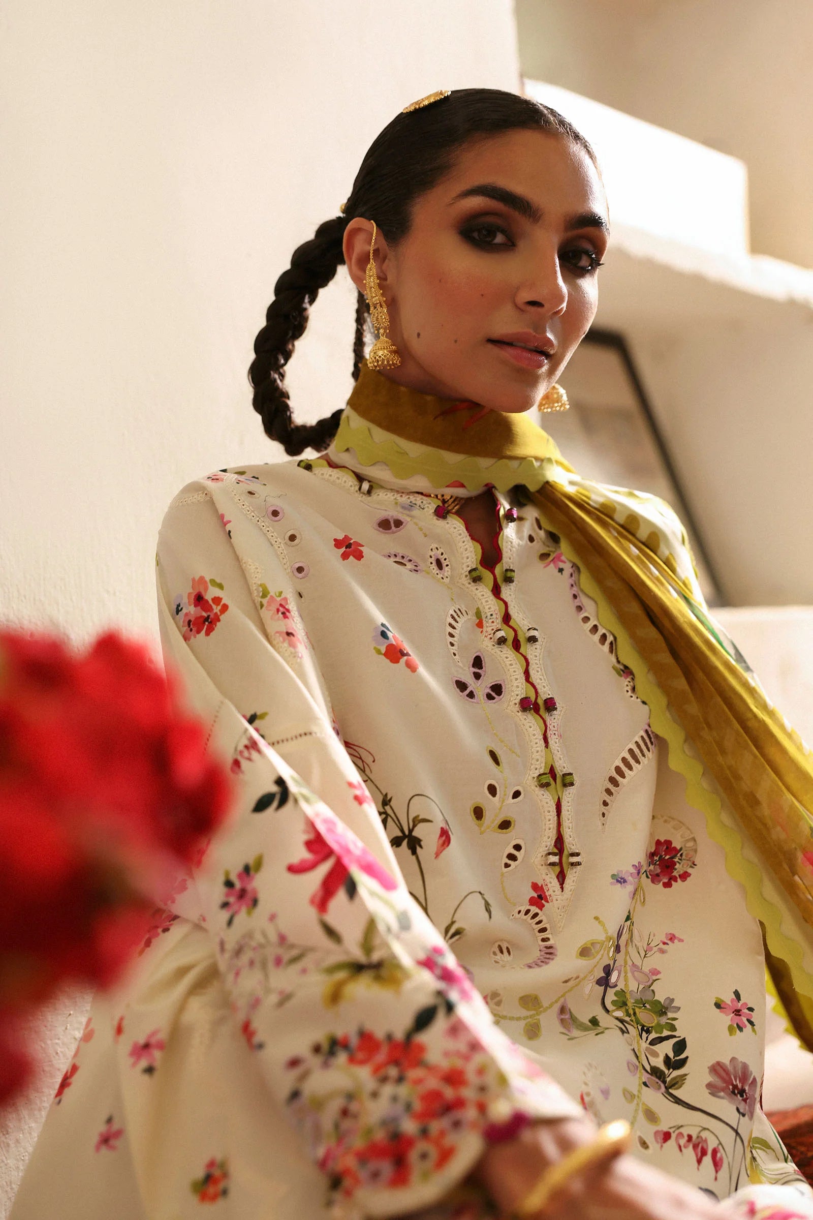 CHANDNI (ZF-25-10) | Zaha | Festive Unstitched Lawn 2025
