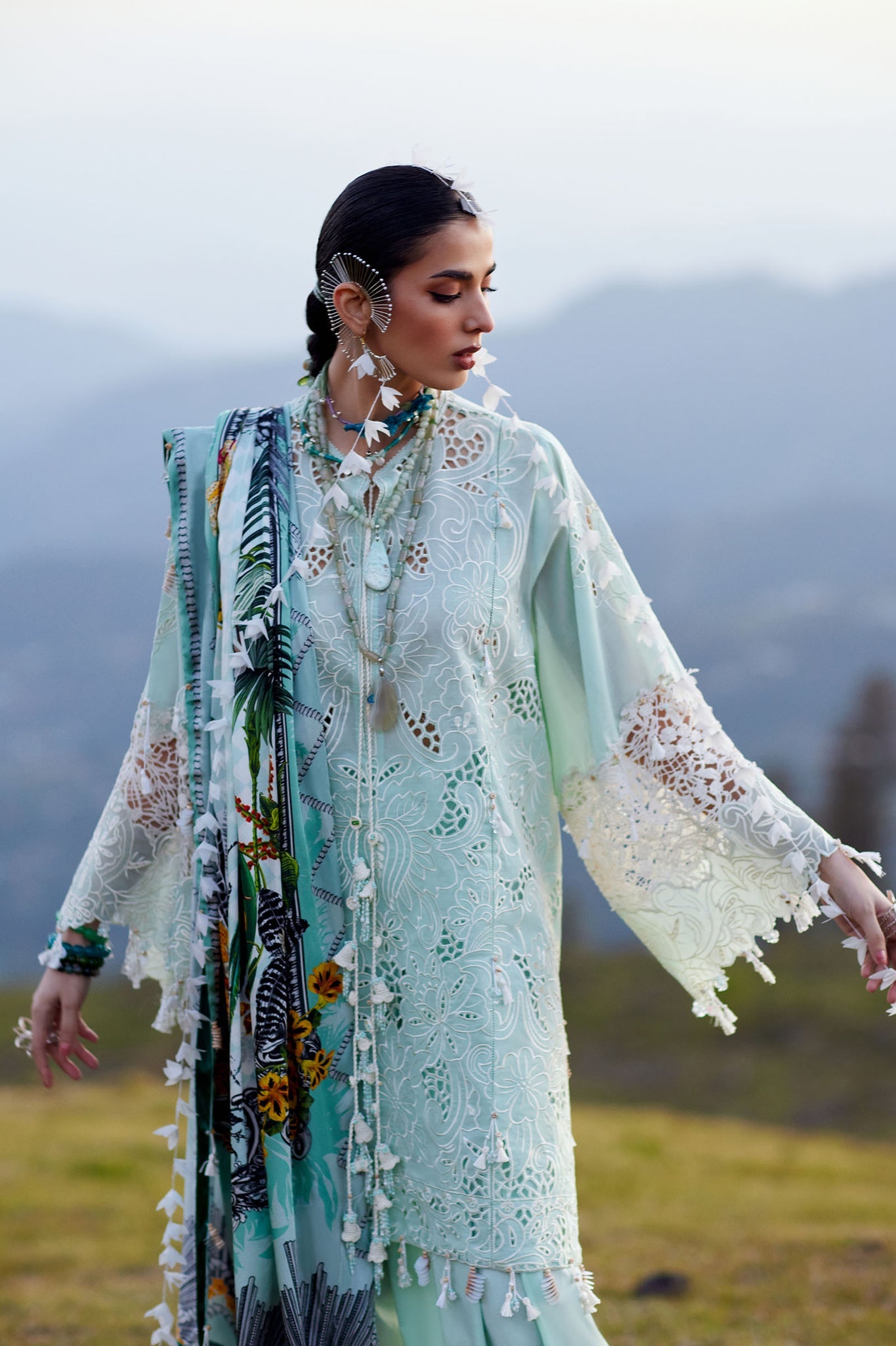 ZEVARÉ (EL26-07 A) | Elan | Kashmee Luxury Lawn Collection 2026