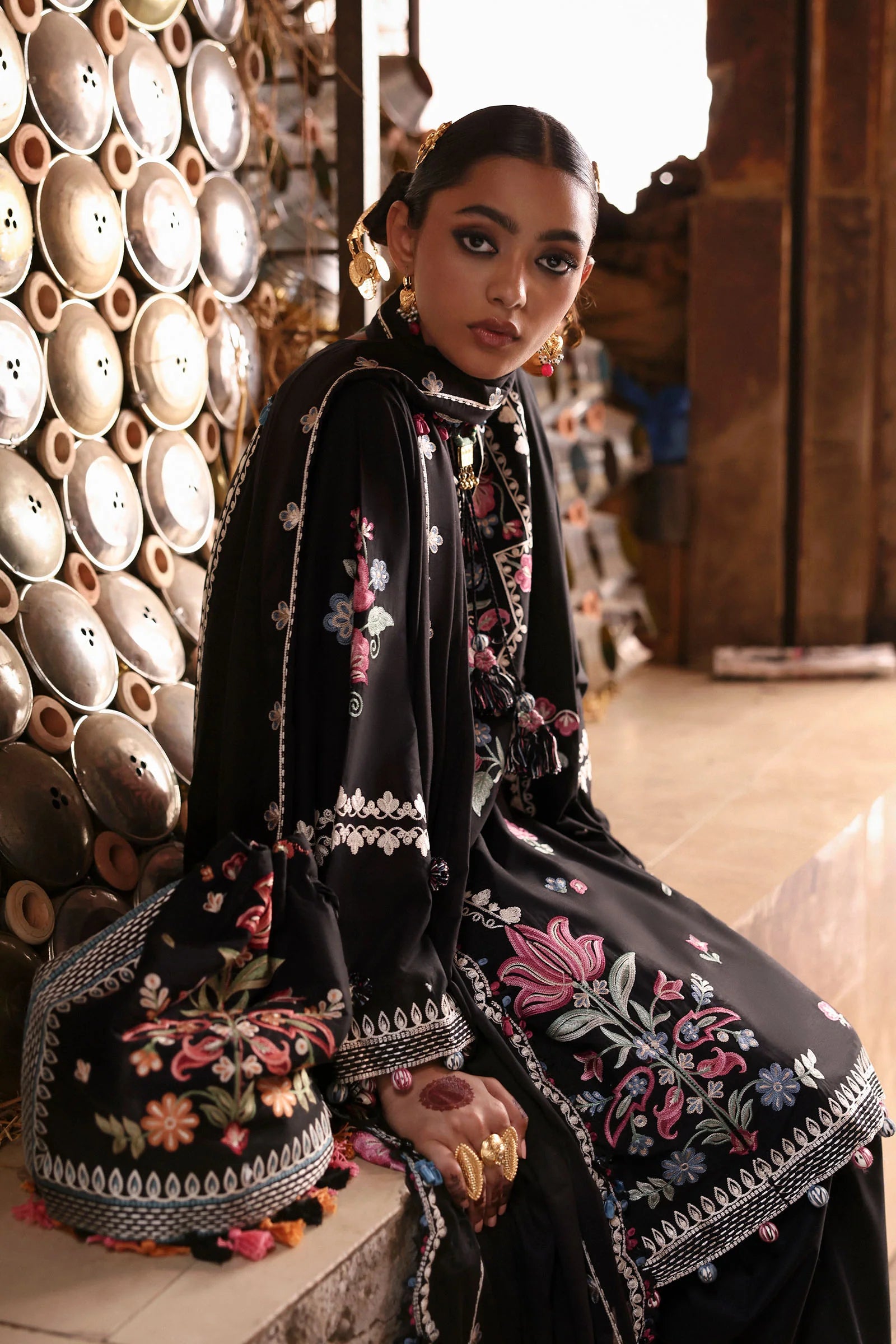 ZEENAT (ZF-25-07) | Zaha | Festive Unstitched Lawn 2025