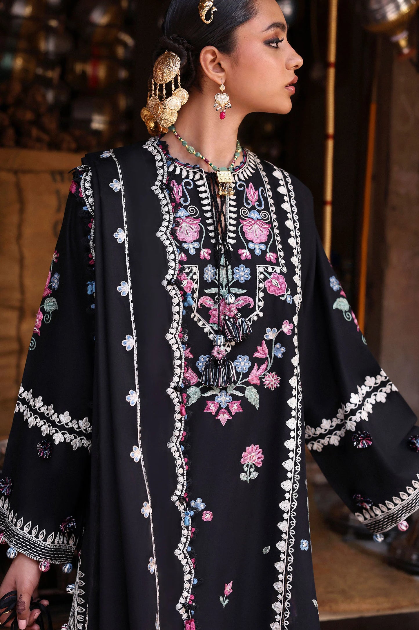 ZEENAT (ZF-25-07) | Zaha | Festive Unstitched Lawn 2025