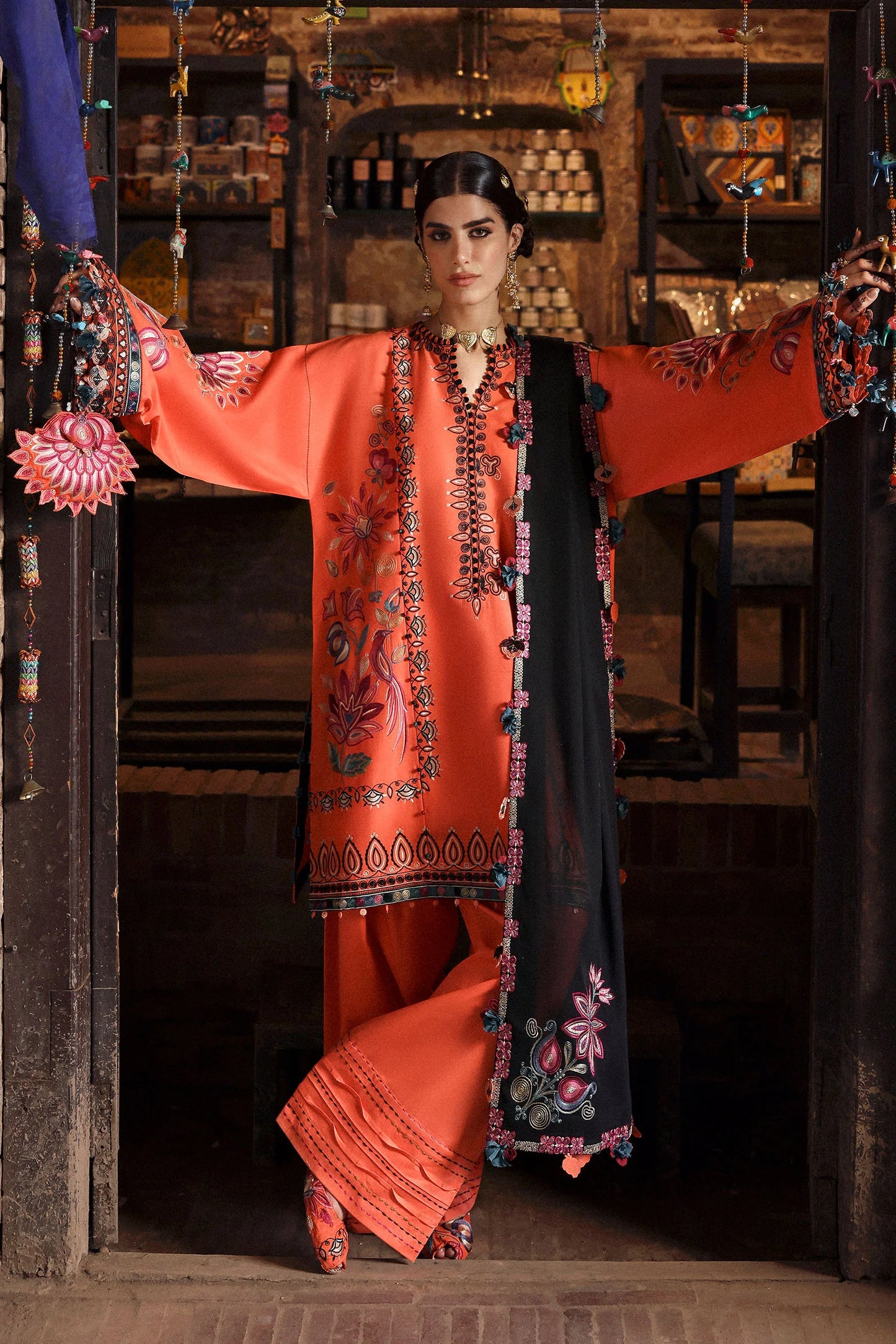 RANGREZ (ZF-25-06) | Zaha | Festive Unstitched Lawn 2025