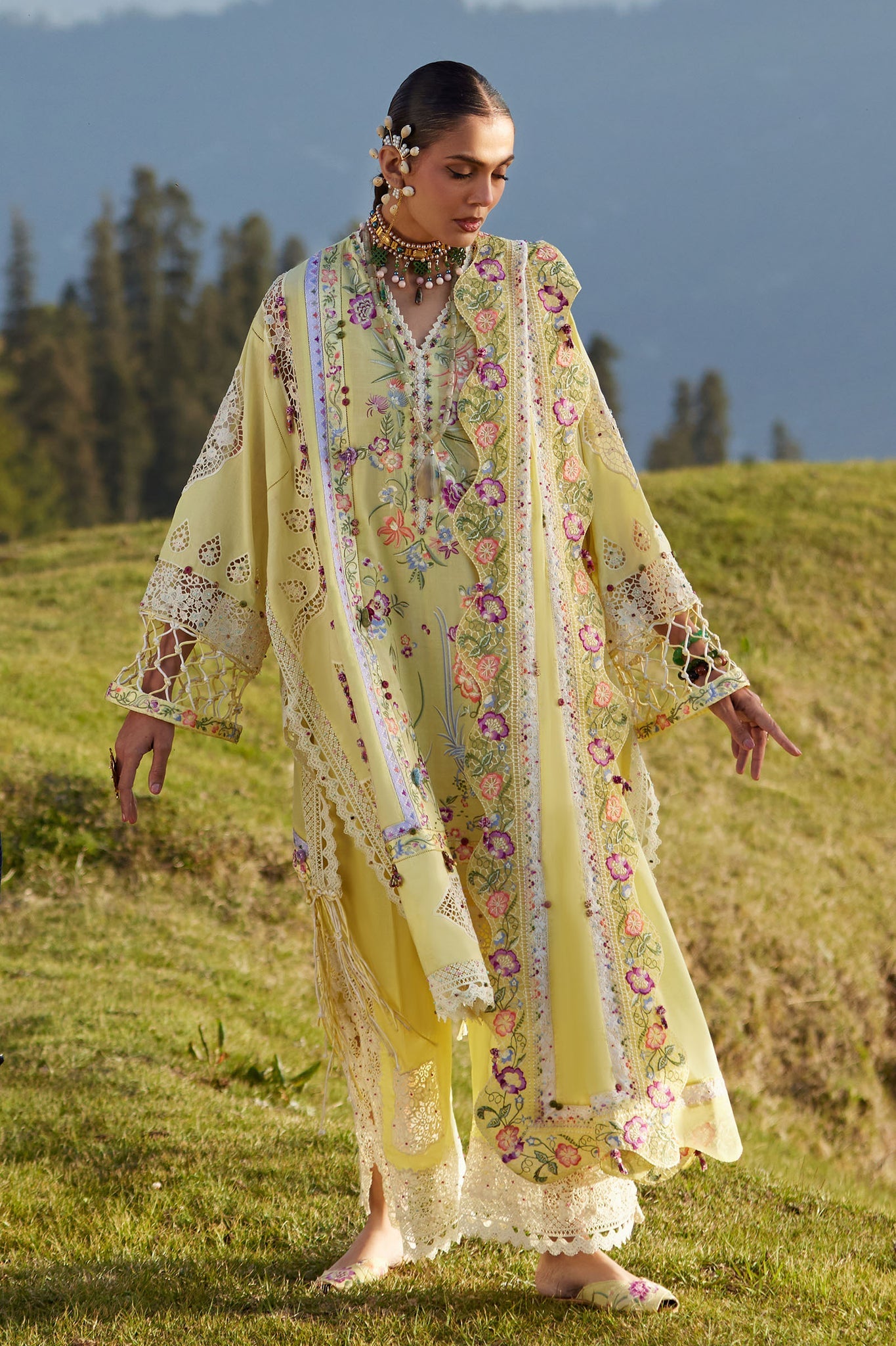 NEELUNE (EL26-05 A) | Elan | Kashmee Luxury Lawn Collection 2026