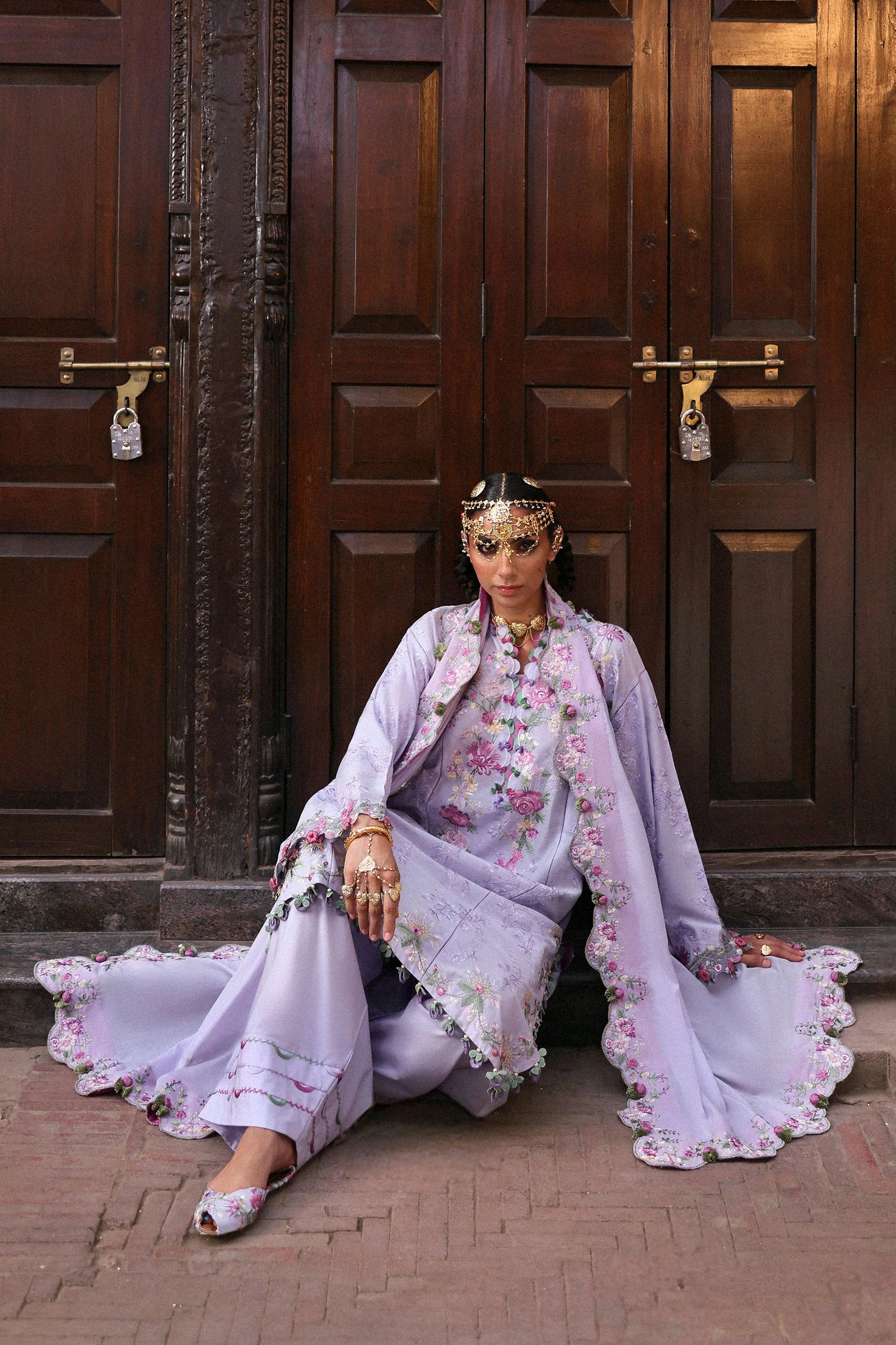 NILOFER (ZF-25-04) | Zaha | Festive Unstitched Lawn 2025