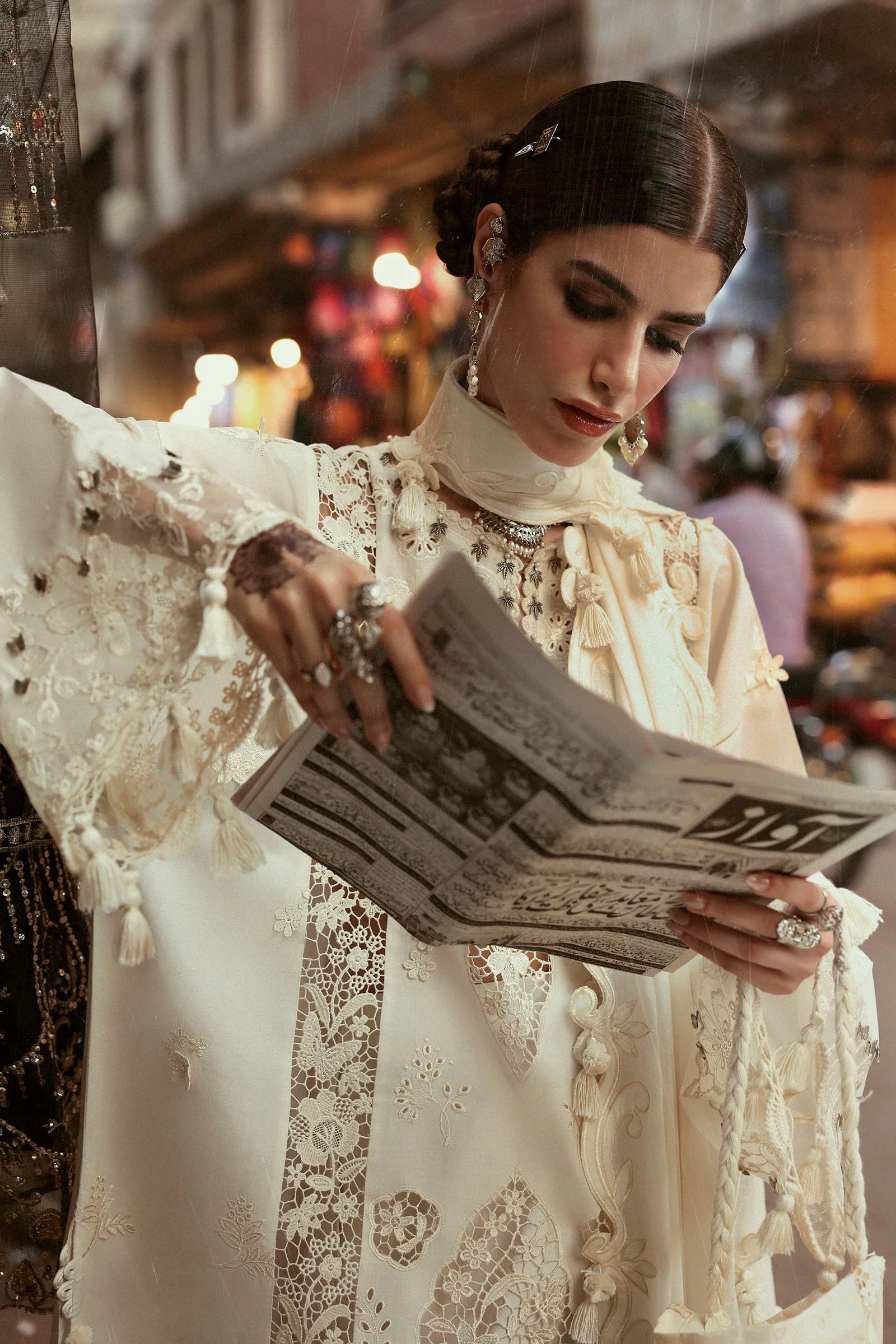 GULBAHAR (ZF-25-02) | Zaha | Festive Unstitched Lawn 2025