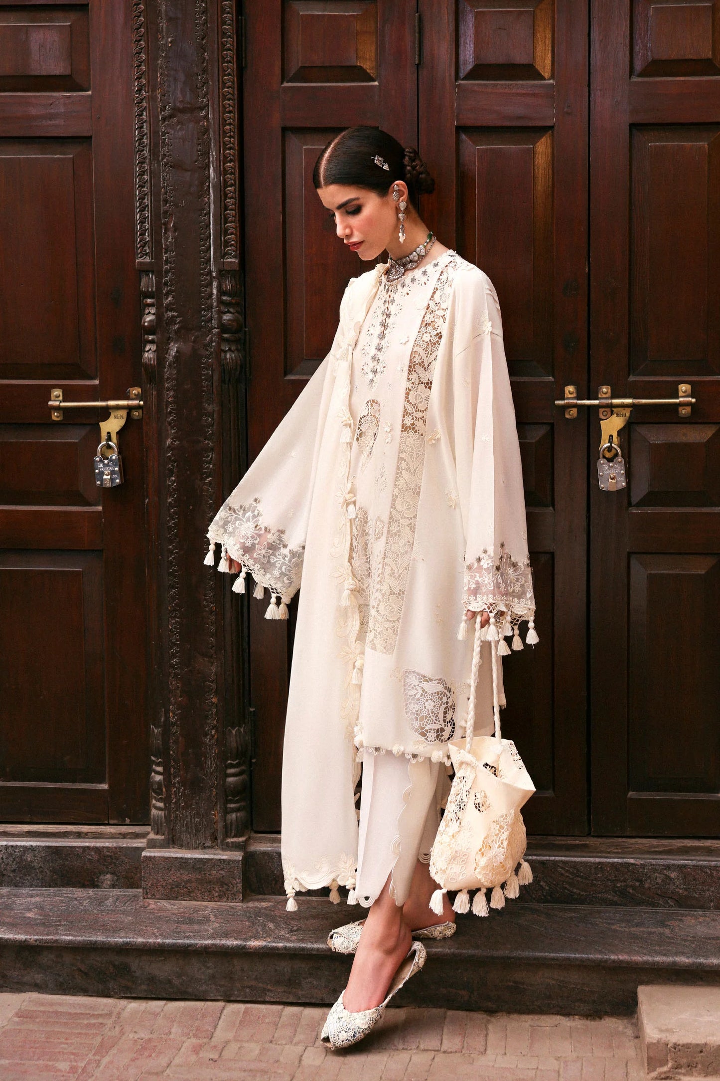 GULBAHAR (ZF-25-02) | Zaha | Festive Unstitched Lawn 2025