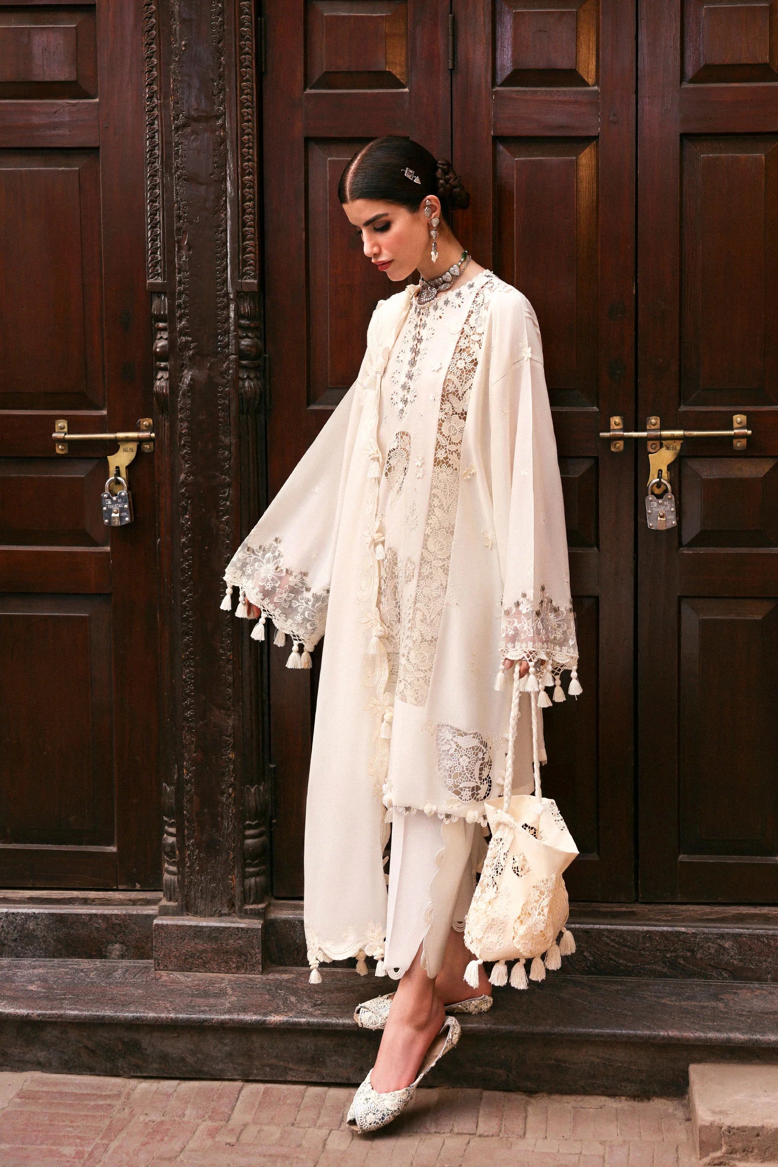 GULBAHAR (ZF-25-02) | Zaha | Festive Unstitched Lawn 2025