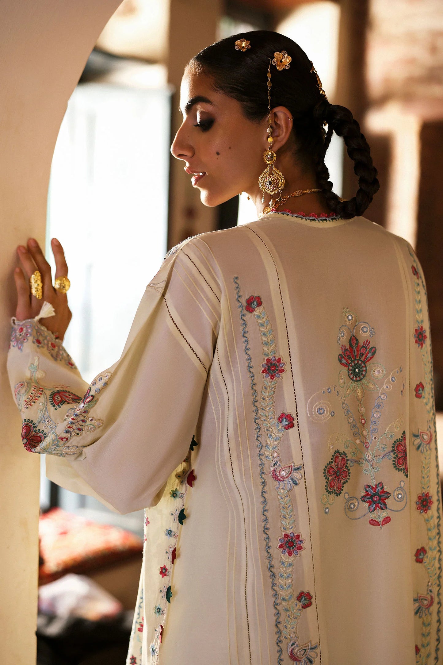 MEHERBANO (ZF-25-01) | Zaha | Festive Unstitched Lawn 2025