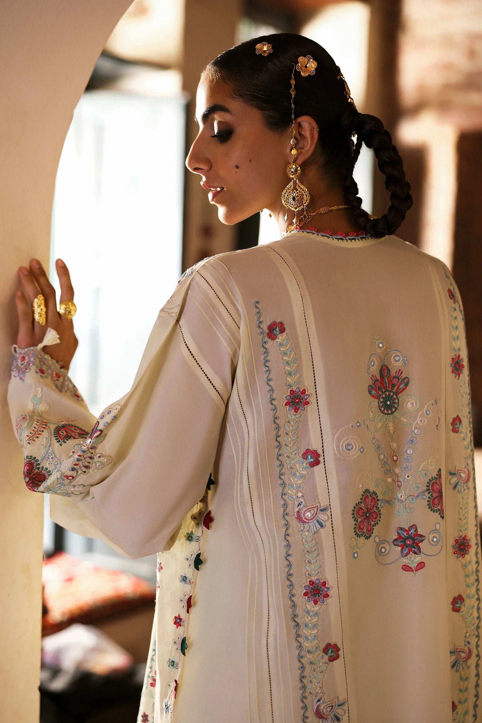MEHERBANO (ZF-25-01) | Zaha | Festive Unstitched Lawn 2025