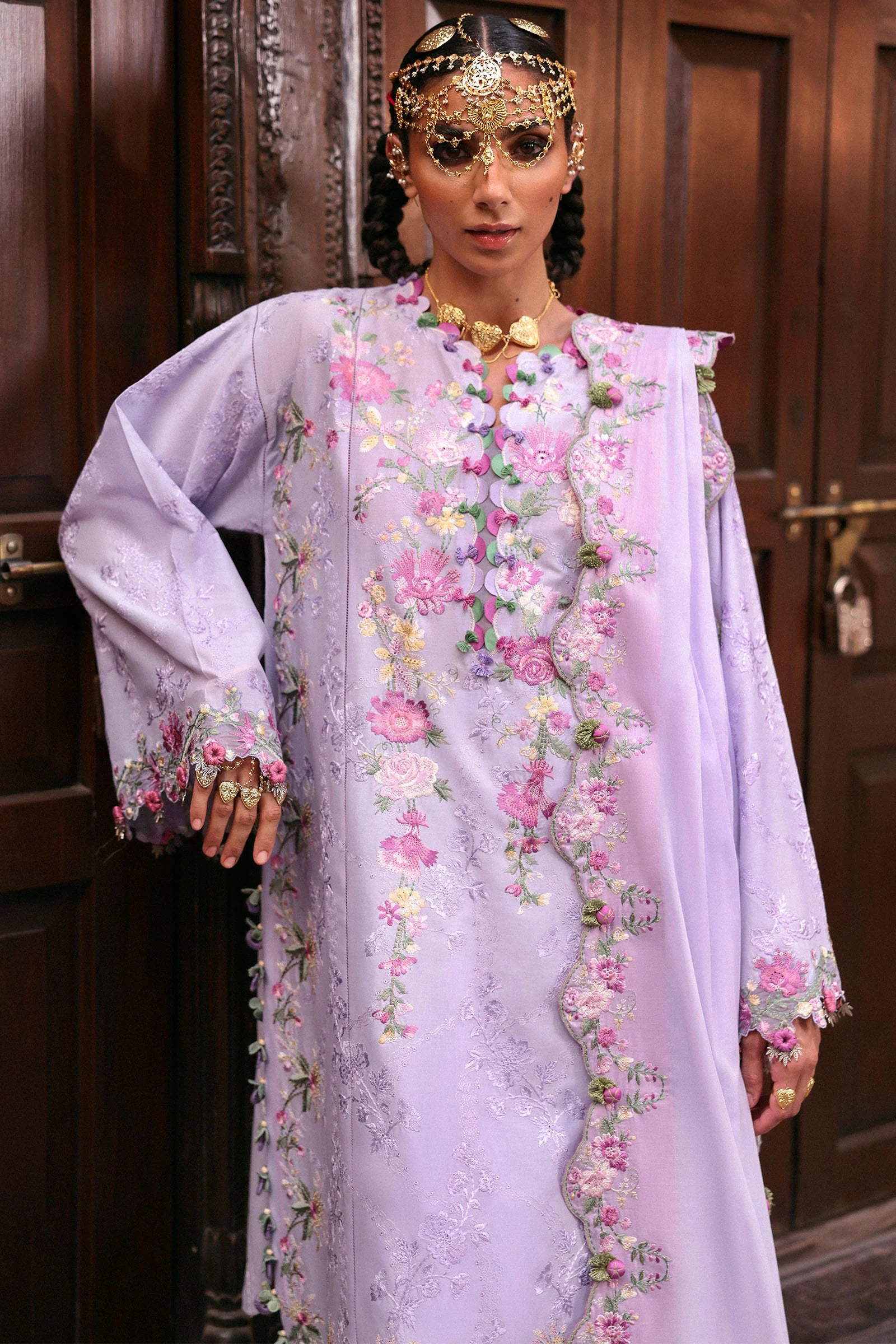 NILOFER (ZF-25-04) | Zaha | Festive Unstitched Lawn 2025