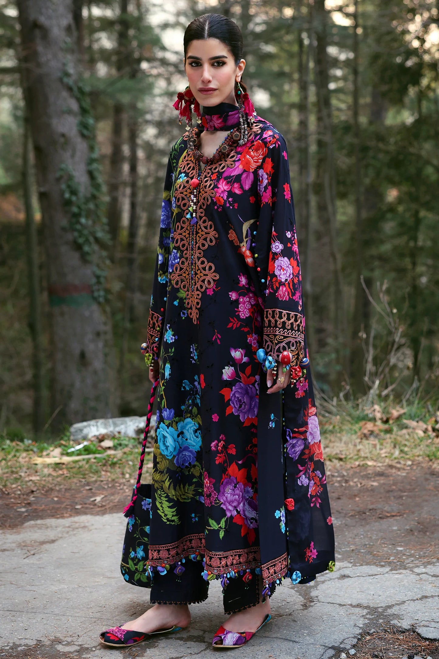 ALYA (ZL25-07 A) | Zaha | Neelum Lawn Collection 2025