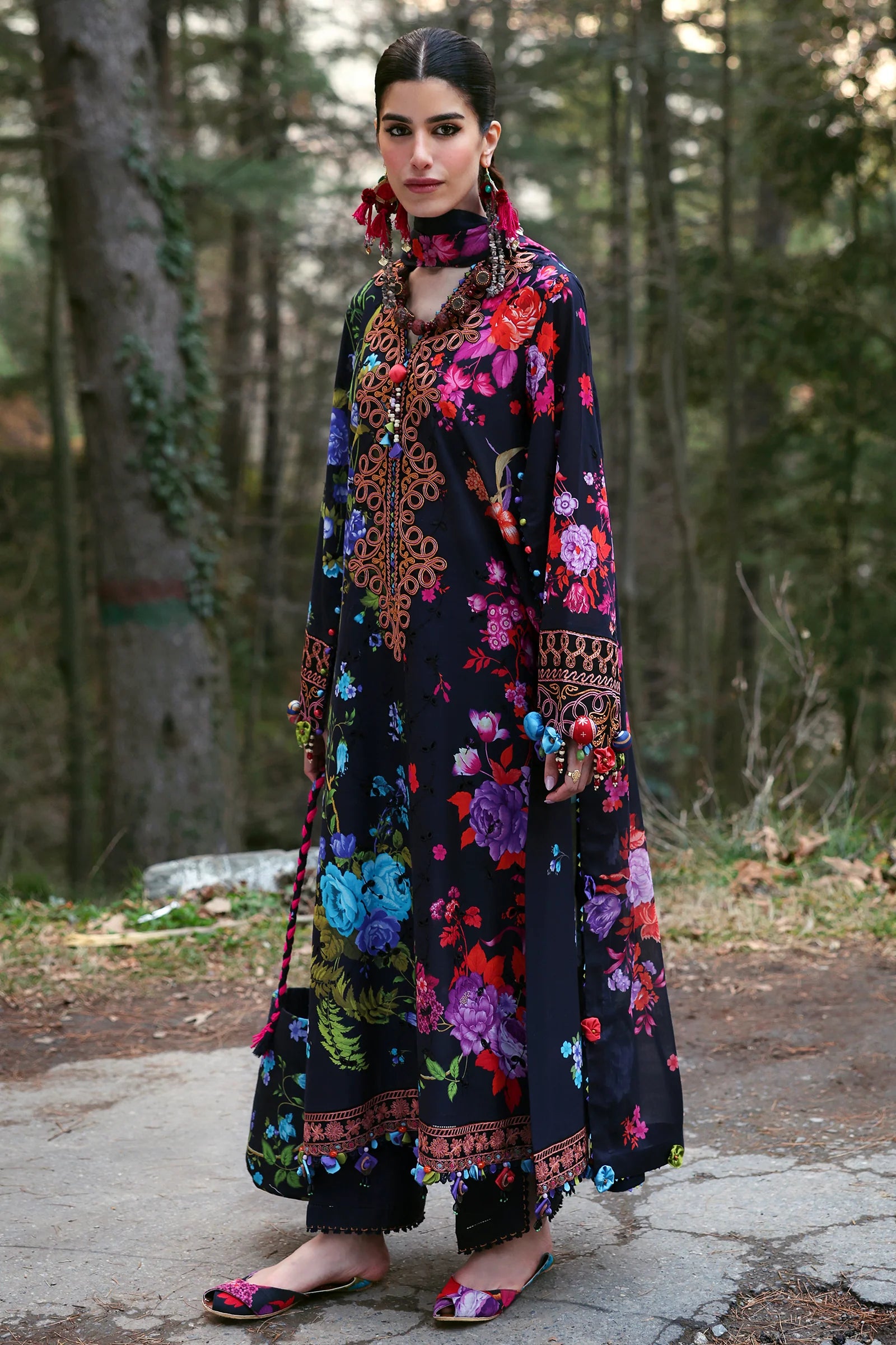 ALYA (ZL25-07 A) | Zaha | Neelum Lawn Collection 2025