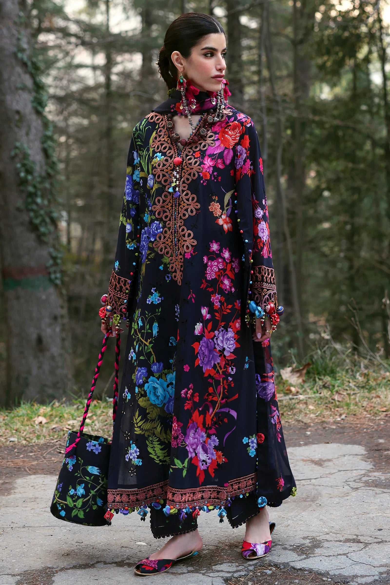 ALYA (ZL25-07 A) | Zaha | Neelum Lawn Collection 2025