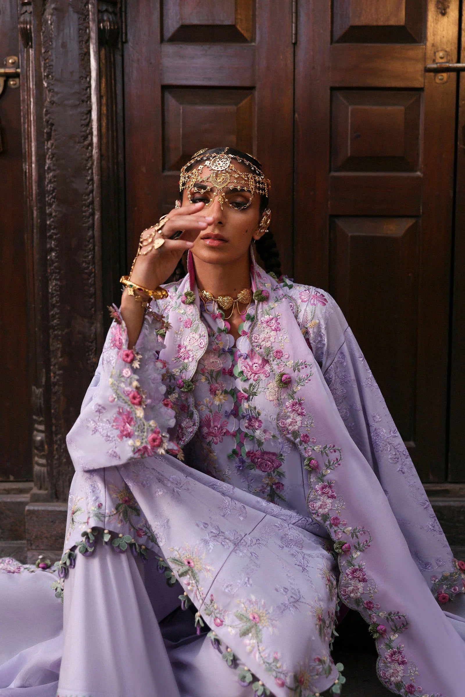NILOFER (ZF-25-04) | Zaha | Festive Unstitched Lawn 2025