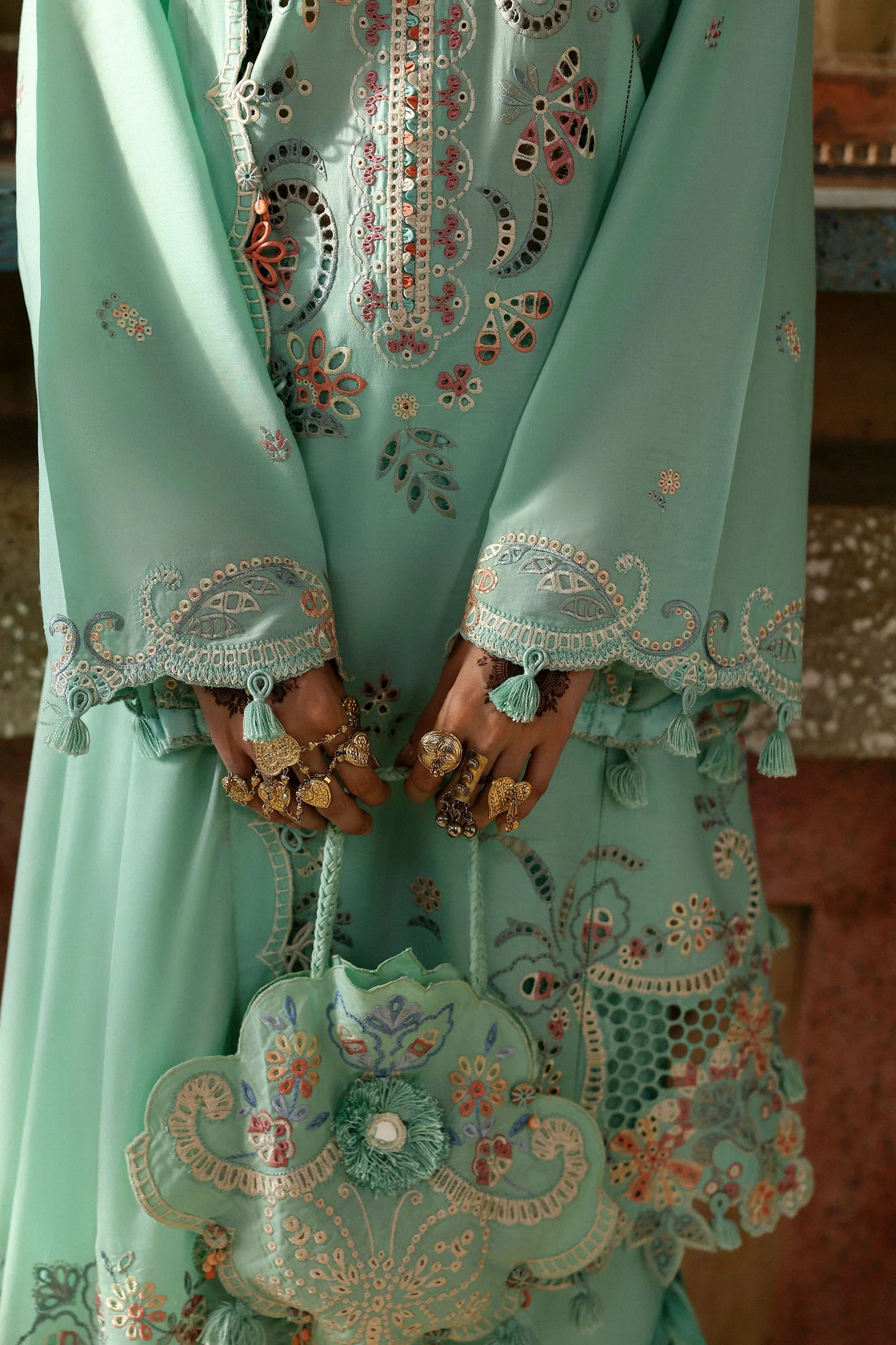SEHER (ZF-25-05) | Zaha | Festive Unstitched Lawn 2025