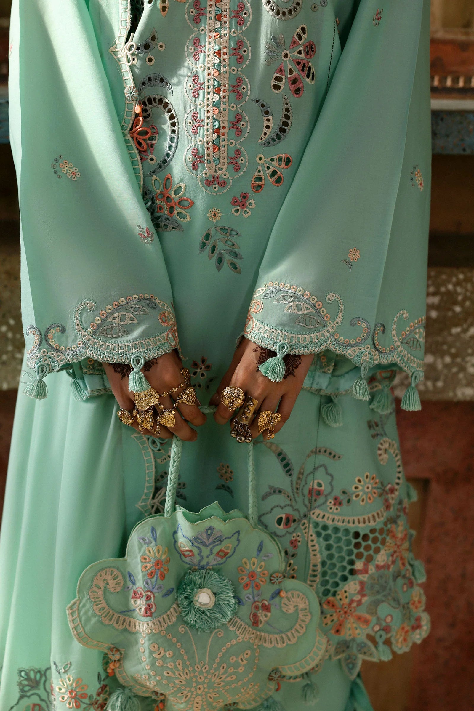 SEHER (ZF-25-05) | Zaha | Festive Unstitched Lawn 2025