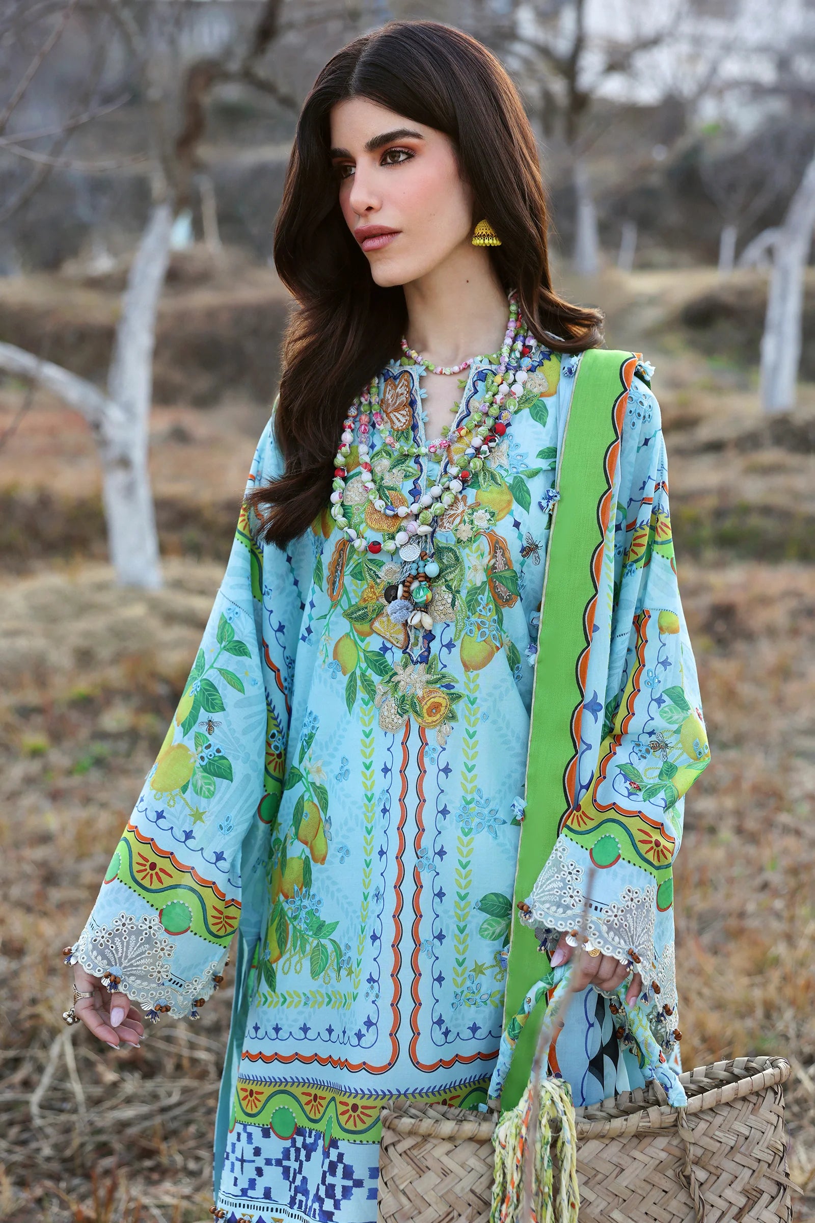DAHLIA (ZL25-04 B) | Zaha | Neelum Lawn Collection 2025