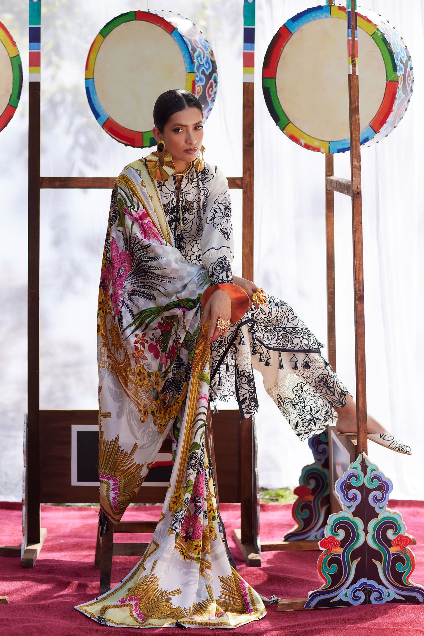 ZEVARÉ (EL26-07 B) | Elan | Kashmee Luxury Lawn Collection 2026