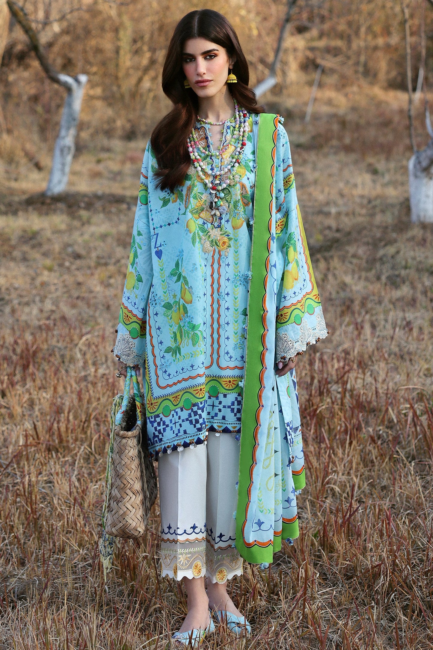 DAHLIA (ZL25-04 B) | Zaha | Neelum Lawn Collection 2025