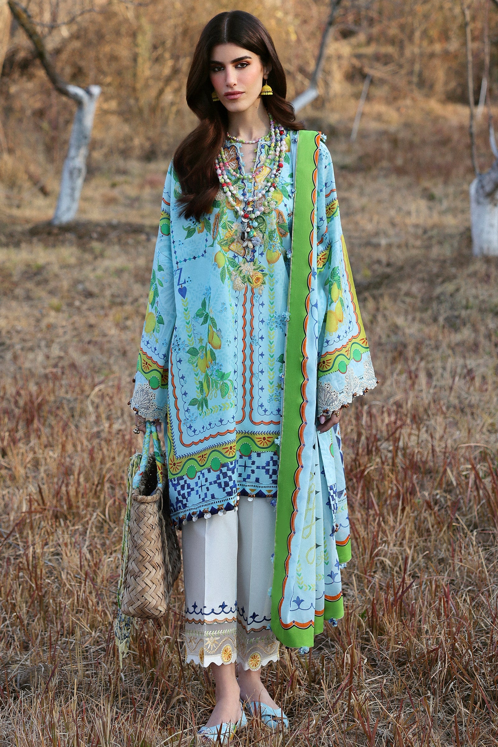 DAHLIA (ZL25-04 B) | Zaha | Neelum Lawn Collection 2025
