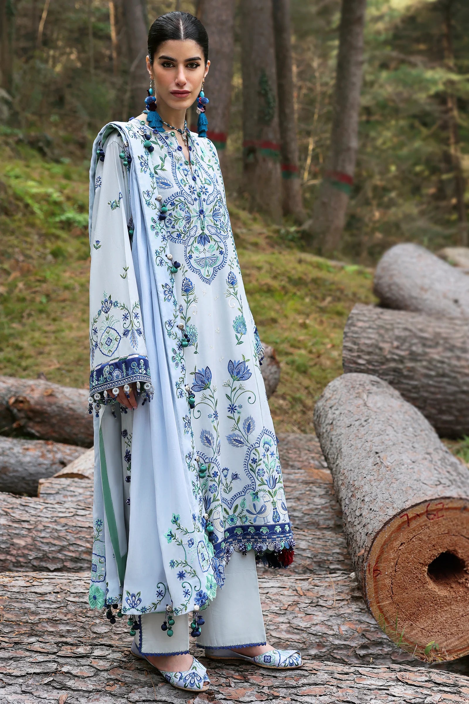 KASHUR (ZL25-11 A) | Zaha | Neelum Lawn Collection 2025