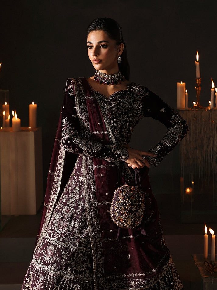 Calira | Gulaal | Marais Unstitched Velvet Formals 2025