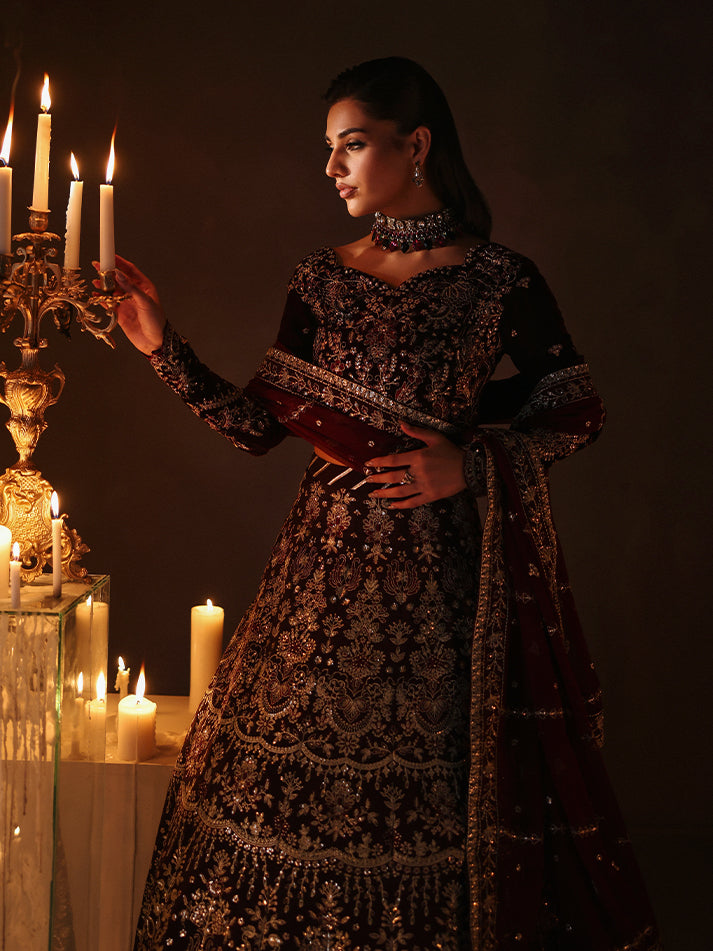 Calira | Gulaal | Marais Unstitched Velvet Formals 2025